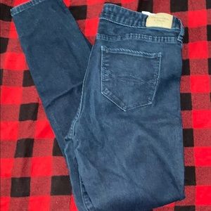 A&f skinny jeans dark wash